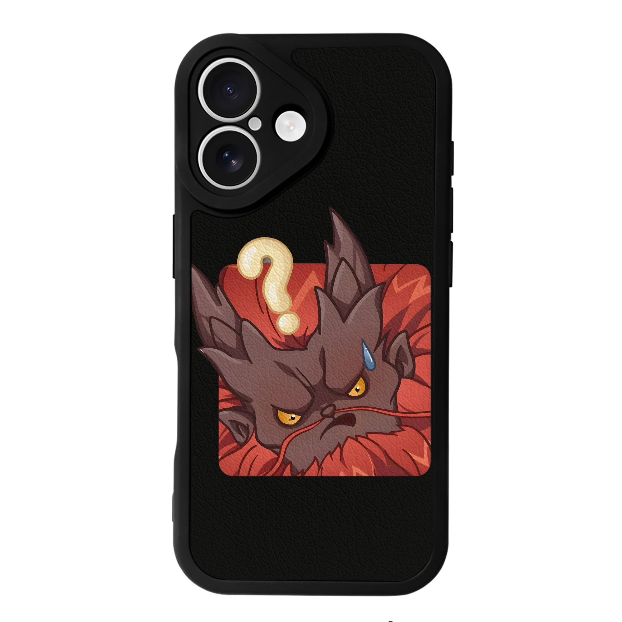 （画像用） Ne Zha 2 ナタ 魔童の大暴れ 【iPhone 16シリーズ対応】シリコンスマホケース（レザー調） 材質：シリコン